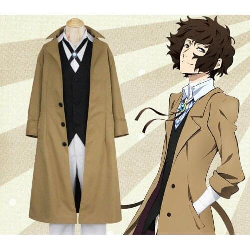 Bungo Stray Dogs COS Clothes Detective Agency Members Of The Armed Dazai Clothes Anime Cosplay