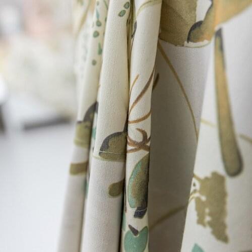 Simple and Modern Style Curtains for Living Room and Bedroom Semi- Blackout Curtains Living Room Curtains Set