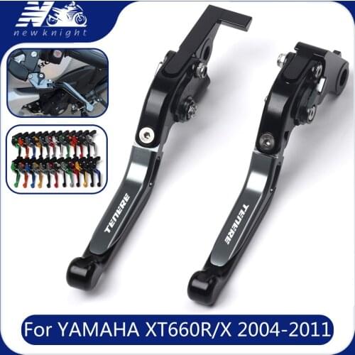 For Yamaha XT660R X XTZ 660 H N Tenere DT 50 DT50R 70K10/70K1A XV535 VIRAGO Adjustable Foldable Brake Clutch Lever Accessories