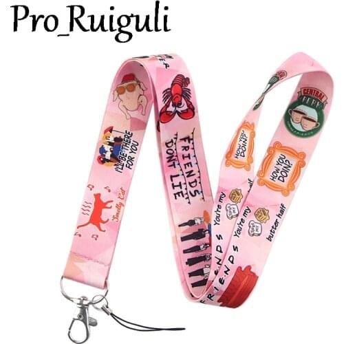 Friends Tv Show Classical Style Lanyard For keys The 90s Phone Working Badge Neck Strap With Phone Hang Rope webbing ribbon