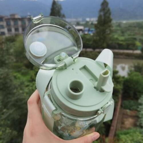 1300ml Sports Water Bottle Space Cup Childrens Straw Cup Fitness Portable Water Cup Cycling Water Bottle Large Capacity