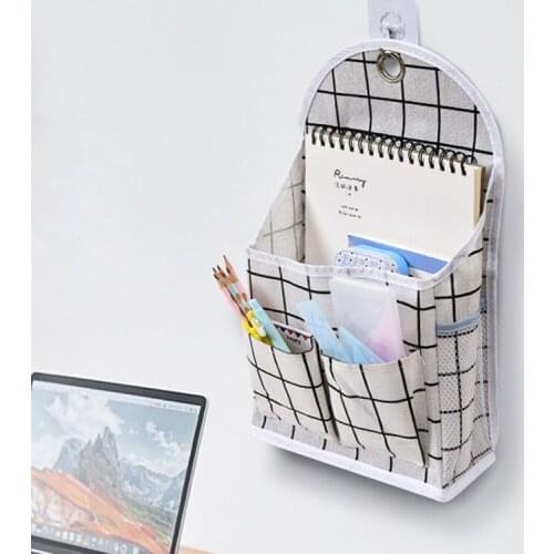 Fabric Hanging Bag Student Dormitory Wall Shelf Storage Bags Room Organizer Eco Friendly Products Organization