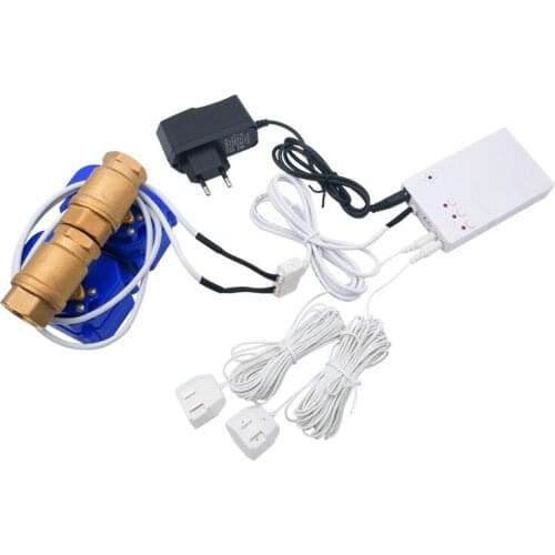 Ukrain Russian Water Leak Control Alarm System Water Leak Sensor Detector with Automatically Shut Off 1/2"DN15 Vlaves