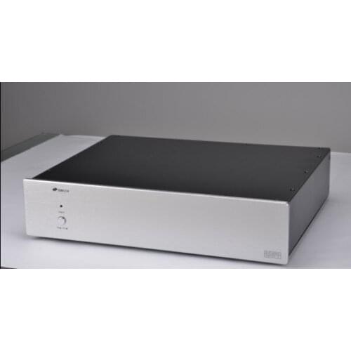 DAC-E aluminum panel iron shell DAC decoding chassis / AMP shell / case / DIY box (430 * 95 * 340mm)