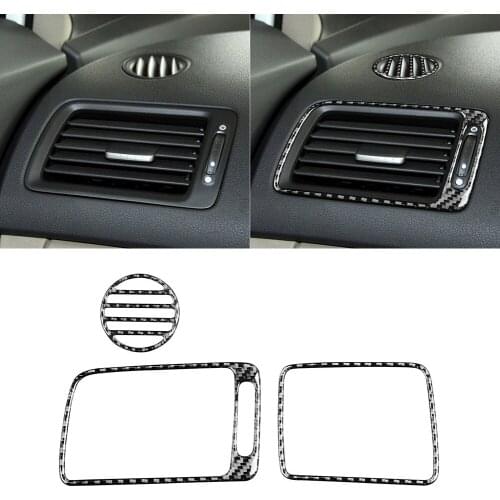 3pcs/set Auto Passenger Air Vent Trim Stickers for Honda Civic 8th Generation 2006-2011 LHD/RHD Automobile Accessories