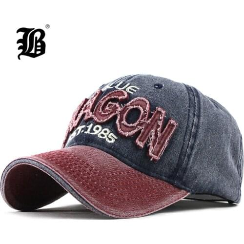 [FLB] New MenS Cap Baseball Hat For Women Man Snapback Hat Bone Gorras Para Hombre Embroidery Casual Washed Cap Casquette F320