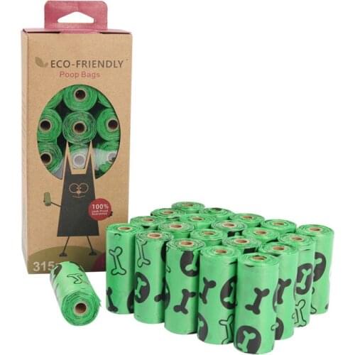 50 Rolls Pet Waste Bag Dispenser Degradable Pet Dog Waste Poop Bag Pet Waste Clean Poop Bags Outdoor Clean Garbage Bag