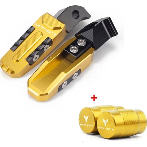 For Yamaha t max tmax500 530 dx sx xp500 nmax155 NMAX125 mt07 mt 07 motorcycle rear passenger Foot Pegs pedals Footrests
