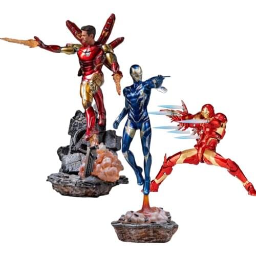 Marvel Anime Figures Ironman MK37 MK85 Pepper Potts Action Toys Figurine PVC Super Model Iron Man Collector Doll Toy Brinquedos
