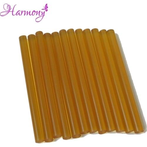 12pcs/lot Heat Melt Keratin Glue Stick for Fusion Nail Tip Human Hair Extension Tools Used with Glue Gun or Melting Glue Hot Pot