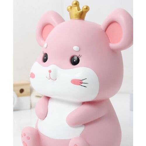 Cute Piggy Bank Coin Counter Save Money Box Savings Bank Creative Home Decor Modern Cajas Decorativas Dispenser Decor BD50MB