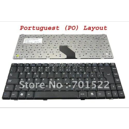 New Notebook Laptop keyboard for ASUS Z96 S96J Z84 Series Black Portuguese version - K020602J1 PO