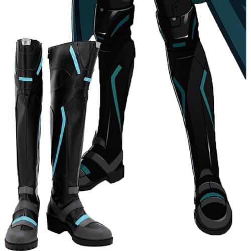 Helios Rising Heros Akira Game Cosplay Shoes Boots Halloween Costume Accessories Custom Made