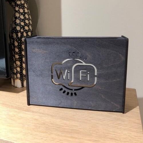 Wall shelf for routers 6.5x16 cm