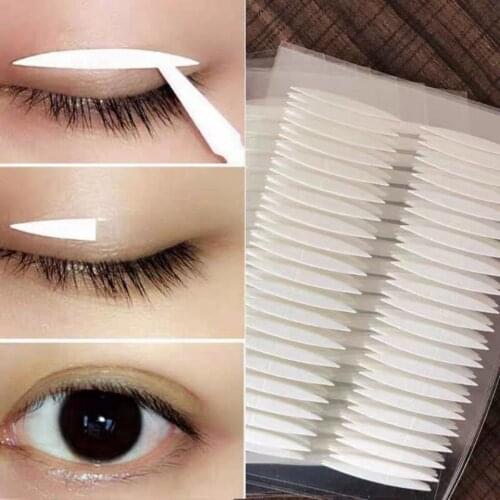 Double eyelid stickers invisible fiber strips double-sided transparent waterproof good natural lasting beauty stickers eye lift