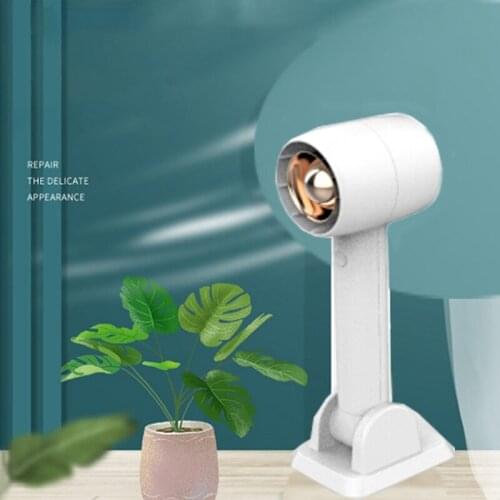 Portable Handheld Bladeless Fan 2000Mah USB Rechargeable Mini Desktop Fan 3 Speed Level Cooling Fan