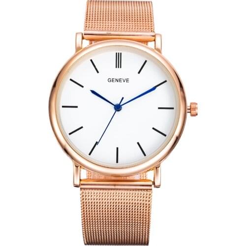 Luxury Women`s Wrist Watch Simple Dial 2019 New Fashion Ladies Military Wristwatch Alloy Watchband Casual Clock Moda Feminina