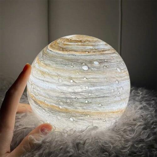 LED Galaxy Lamp Planet Night Light Original Bubble Glass Moon Lights Decor For Home Bedroom As Christmas' Gifts USB plug