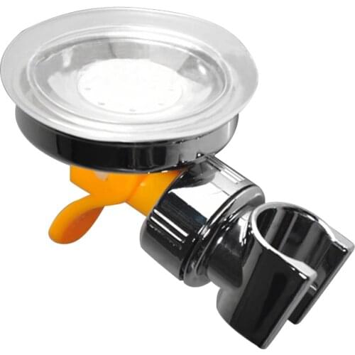 Universal Shower Rack Bathroom Wall Mount Adjustable Durable Practical Shower Head Holder Rack Bracket Suction Cup Solid