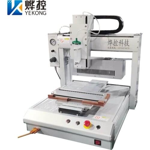 Solder Paste Dispenser USB Cable Automatic Glue Dispensing Machine With UV Glue Curing Lamp