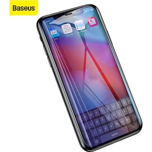 Baseus 0.2mm Tempered Glass Film For iPhone XS Max XR Transparent Full Cover Protective Glass for iPhone Xr Screen Protecor