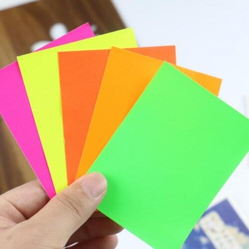100pcs 5 color Adhesive embossed paper Scrapbook Kindergarten DIY Craft Materials Embossing Machine Manual Paper Decor Card YH29