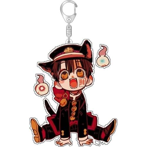 2020 Anime Toilet-bound Acrylic Keychain Toilet Bound Jibaku Shounen Hanako Kun Pendant Keyrings