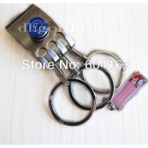 3 PCS Multi Removeable Detatchable Key ring with 3 removable Keyring Clip Chain Belt