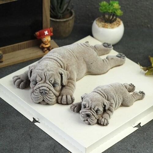 3D Shar Pei Dog Silicone Cake Mold Pudding Mousse Ice Cream Decoration Tools