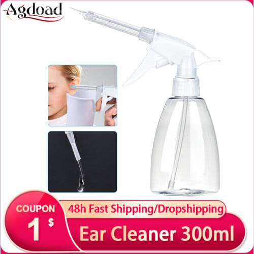 300ml Ear Wax Removal Tool Earwax Cleaner Ear Wax Irrigation for Adults Kids Child Use Cleaning Bottle Accessories Health Care