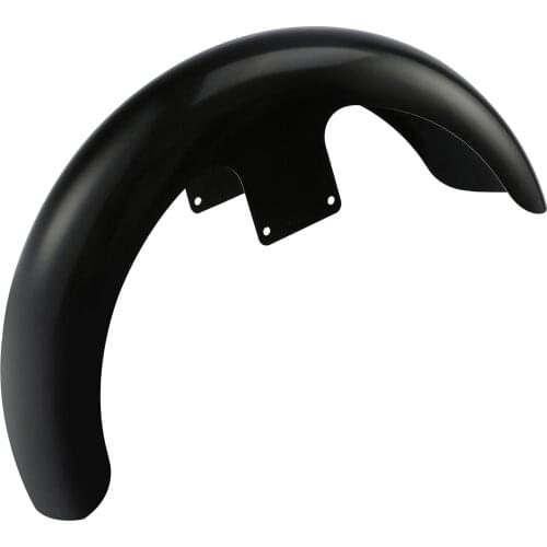 Motorcycle Unpainted Black 21" Wrap Front Fender For Harley Touring Street Glide Road Glide Road King Electra Glide 2014-2021