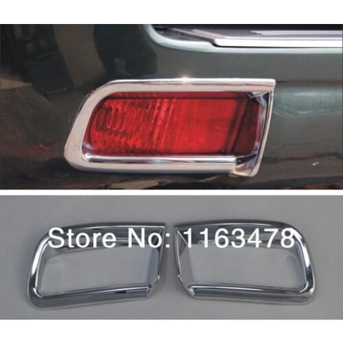 For Toyota Prado FJ150 2010-2013 ABS Chrome Rear Fog Light Lamp Cover Trim Molding Bezel Garnish