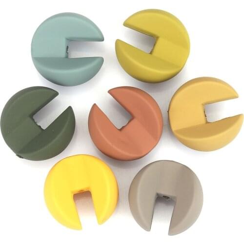 DoreenBeads Fashion Jewelry DIY Acrylic Beads Round At Random Rubberized About 23mm x 16mm, Hole: Approx 2.3mm, 10 PCs
