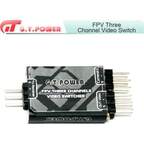 FATJAY GT Power FPV 3-channel video switch module for RC drones