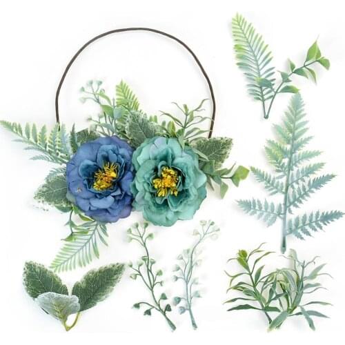 10Pcs Artificial Flower Pteris Leaves Persia Fern Plant Wedding Christmas Decor Wedding Accessories Bridal Hand Flower new