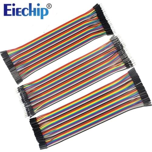 120pcs Dupont Line Kit 20cm Male To Male + Male To Female + Female To Female Jumper Wire Dupont Cable For Arduino Diy Electronic