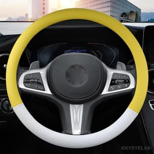 Micro Fiber Leather Car Steering Wheel Cover For BMW f30 f10 e46 x5 e70 x1 x3 e39 x5 x4 f11 all models Car-Styling