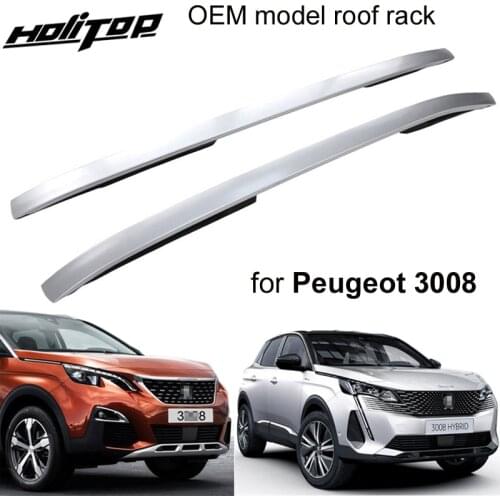 New arrival roof rail roof bar roof rack for Peugeot 3008 2017-2022,thick aluminum alloy,ISO9001 factory,easy installation