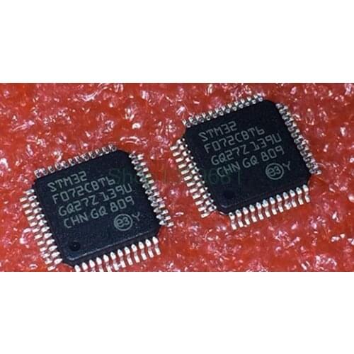New original 10PCS/LOT STM32F072CBT6 STM32F 072CBT6 STM32F072C8T6 STM32F 072C8T6 LQFP-48