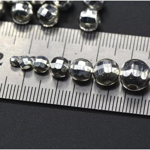 MADALENA SARARA 3mm4mm5mm Sterling Silver Crimp End Beads Jewelry Findings And Componet S925 Beads For Jewelry Making 50pcs/lot