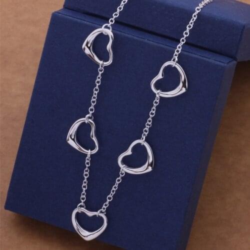AN553 Hot sterling Necklace fashion jewelry pendant /awrajnya bbvajtca silver color