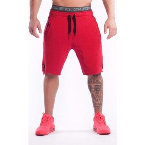 2018 summer Brand High Quality Cotton Men shorts Bodybuilding Fitness Gasp short masculino workout jogger shorts