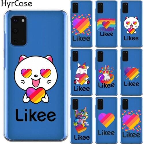Likee Funny Cat Bear Love Heart Silicone Case Cover For Samsung S20 Plus Ultra 5G S10E S7 Edge S8 S9 S10 Plus Note 10 Pro Lite