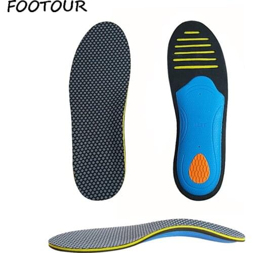 FOOTOUR Orthopedic Insoles Orthotics Flat Feet Insole Arch Support Inserts Plantar Fasciitis insoles for Shoes Men and Women