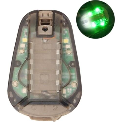 Tactical Veiligheid Flash Light Voor Outdoor Camping Hunting Survival Light Helmet Strobe Light Waterdicht Ladybird Lamp