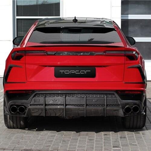 For Lamborghini SUV Urus high quality middle Carbon Fiber rear boot Wing Spoiler Rear Roof Spoiler Wing Trunk Lip Boot Cover