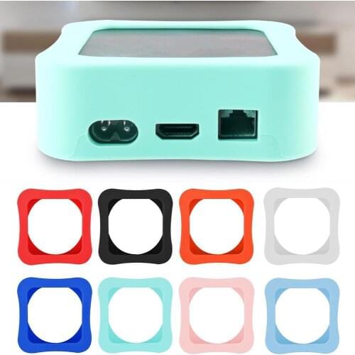 1PC TV Set-top Box Silicone Case For Apple TV Box 4K 5TH Anti-drop Dust-proof Protective Sleeve Soft Cases Cover