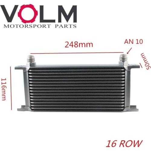 16 ROW AN10 universal aluminum engine tranmission racing oil cooler