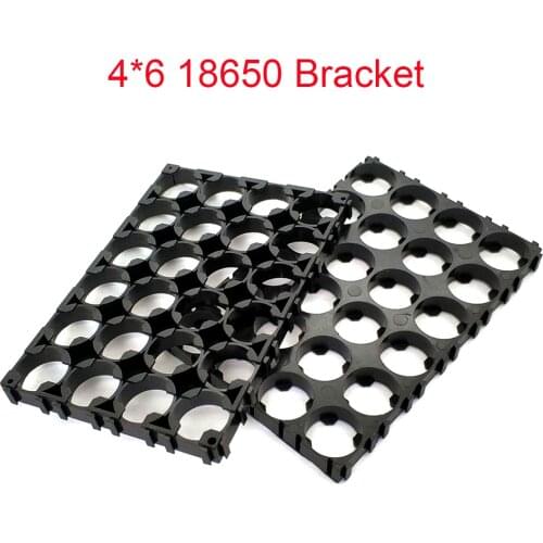 18650 Lithium Cell Cylindrical Battery Case Holder Batteries Pack Plastic Holder Bracket for Diy Battery Pack