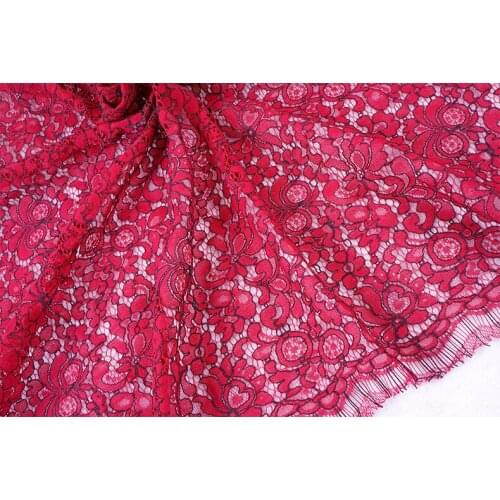 3yards fashion eyelashes inelastic French Lace Fabric High Quality African net Embroidered flower Lace Fabric For Wedding